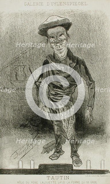 Tautin, 1857. Creator: Félicien Rops.