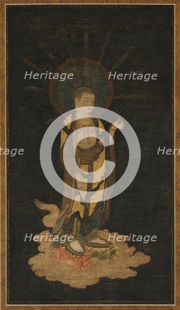 Welcoming Descent of Jizo Bosatsu, 1200s. Creator: Unknown.