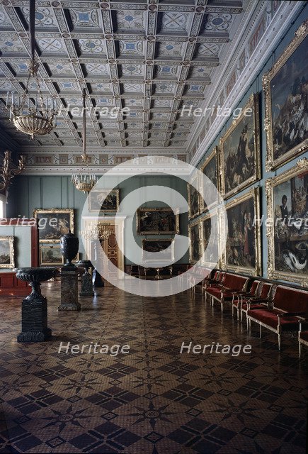 'The Hall of Flemish Paintings in the Hermitage' c20th century. Artist: Unknown