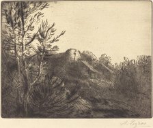 View of a Farm (La ferme de Valoux). Creator: Alphonse Legros.