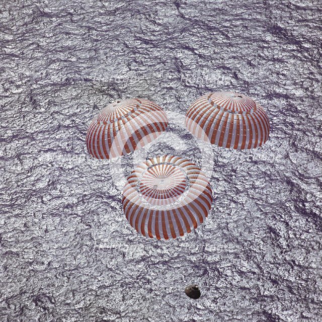 Apollo 16 Recovery, 1972. Creator: NASA.