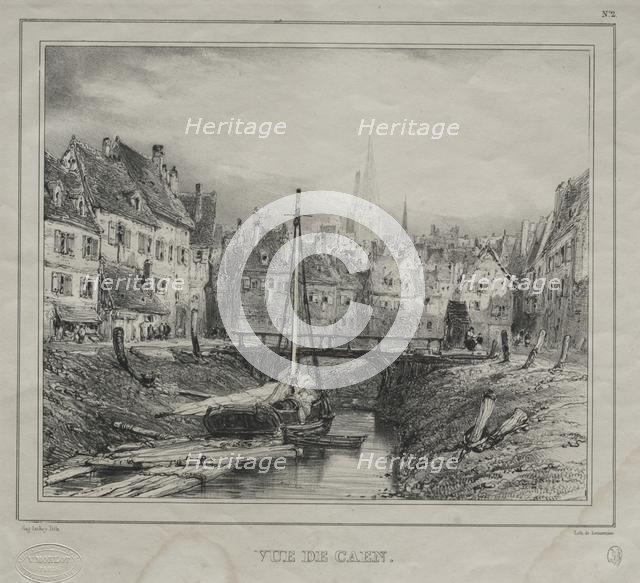Vue de Caen, 1832. Creator: Eugène Isabey (French, 1803-1886).