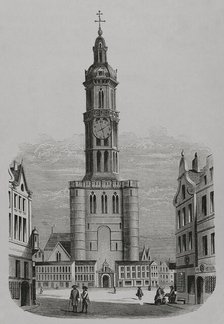 The Belfry of Brussels, Belgium, 1877.  Creator: Unknown.