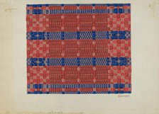 Coverlet, c. 1937. Creator: Cornelius Christoffels.