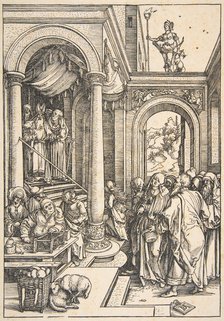 The Presentation of the Virgin in the Temple, from The Life of the Virgin, ca. 1503. Creator: Albrecht Durer.