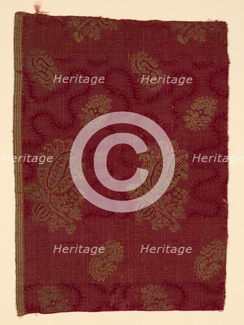 Fragment, Italy, 1650/1700. Creator: Unknown.