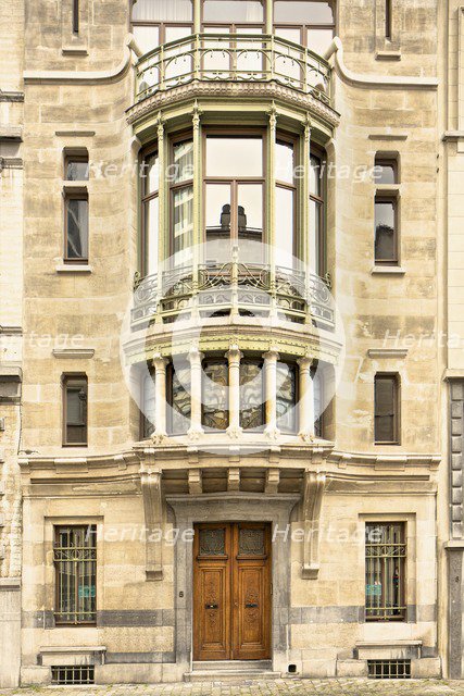 Hotel Tassel, Rue Paul Emile Janson, (c1893-94), c2014-2017. Artist: Alan John Ainsworth.