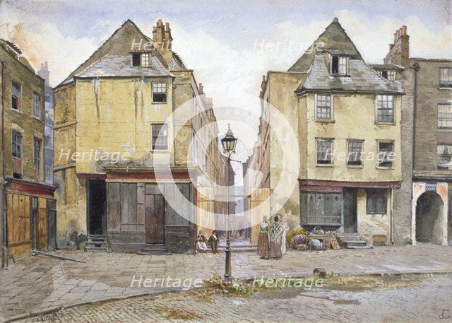 Lincoln Court, Westminster, London, c1878. Artist: John Crowther