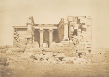 Vue du Temple de Maharakka (Hiéra-Sycaminos), April 5, 1850. Creator: Maxime du Camp.
