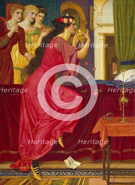 Sigismonda Drinking The Poison, c1897. Creator: Joseph Edward Southall.