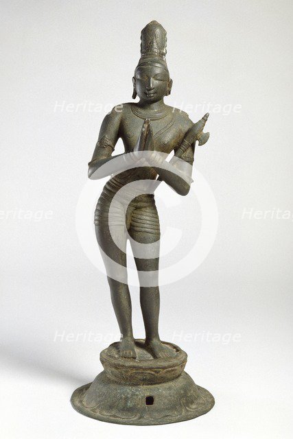 Figure of the saint Chandikeshvara, late 12th century. Artist: Unknown.