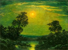 Moonlight, early 20th century. Creator: Ralph Blakelock.