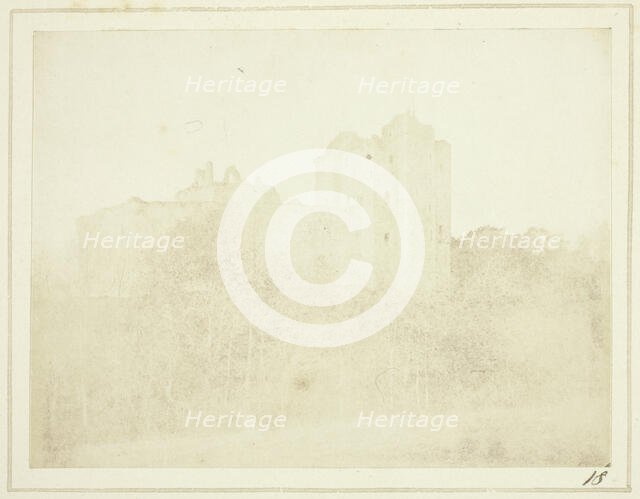 The Castle of Doune, 1844. Creator: William Henry Fox Talbot.