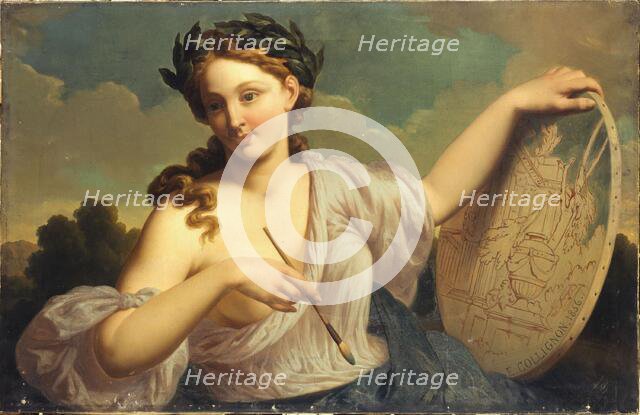 Allegory of painting, 1856. Creator: Edmond Collignon.