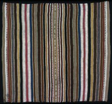 Coca or Ceremonial Cloth (Inkuña), Bolivia, 1850/1900. Creator: Unknown.