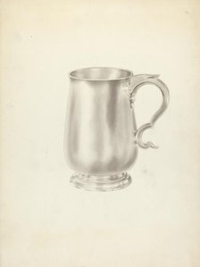 Silver Mug, 1935/1942. Creator: Unknown.