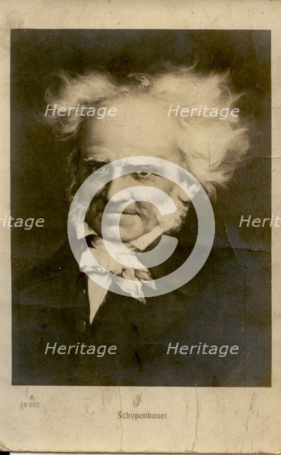 Portrait of Arthur Schopenhauer (1788-1860), c. 1910.