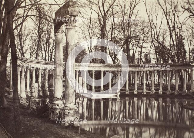 Parc Monceau, Paris, Printed 1850 circa. Creator: Charles Marville.