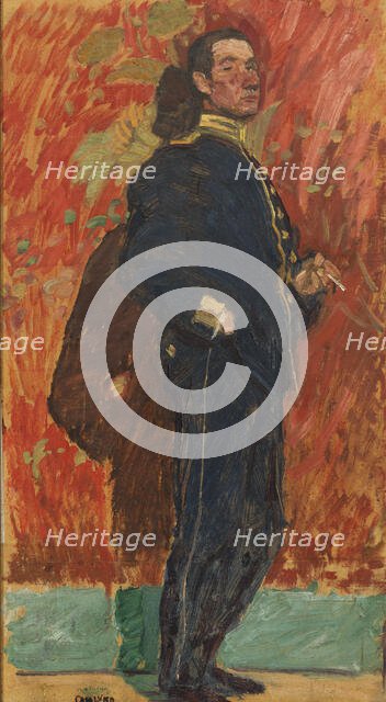 The Cadet. Portrait Study, 1918. Creator: Helmer Osslund.