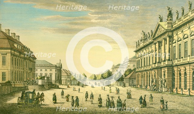 Unter den Linden, 1780, 1780.