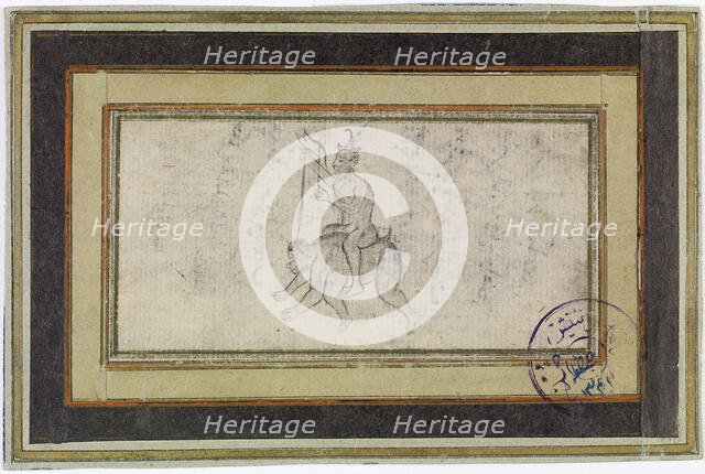 Devil on a monkey's back, c18th century. Creator: Unknown.