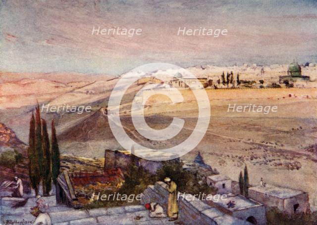 'Sunrise from the Mount of Olives', 1902. Creator: John Fulleylove.