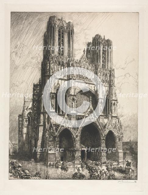 Reims Cathedral. Creator: Auguste Louis Lepère (French, 1849-1918).