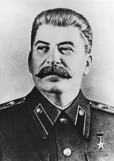 Joseph Stalin (1879-1953), Soviet leader, c1940s. Artist: Unknown
