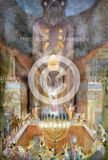 'Sacrificing to Bel', 1916.  Artist: Evelyn Paul