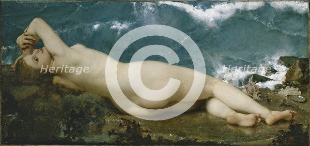 The Wave and the Pearl. Artist: Baudry, Paul Jacques Aimé (1828-1886)