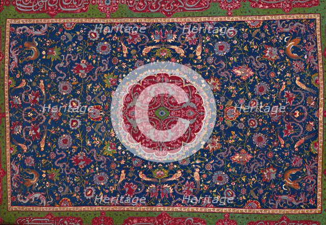 'Woollen Carpet, Enriched with Gold and Silver Thread. Persian; Late 16th Century', 1903. Artist: Unknown.