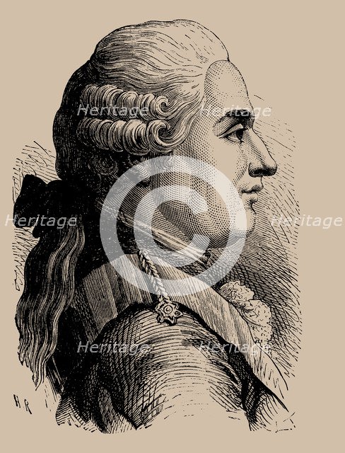 Portrait of Louis XVIII (1755-1824), 1889.