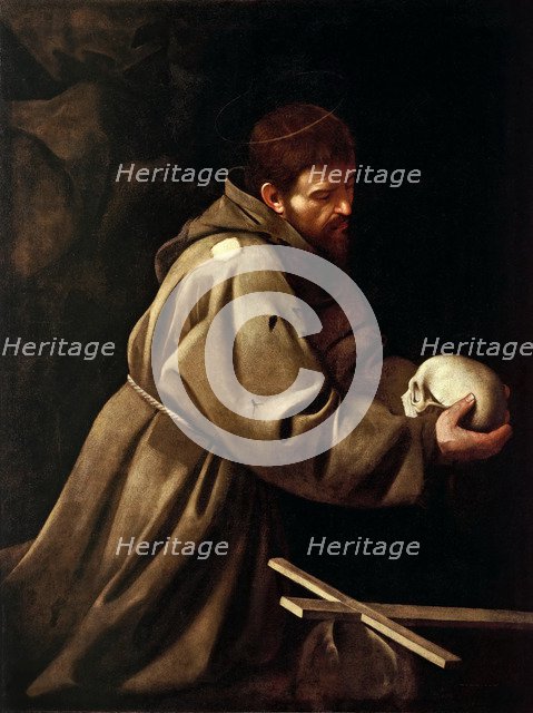 Saint Francis in Meditation, c1608-1610.