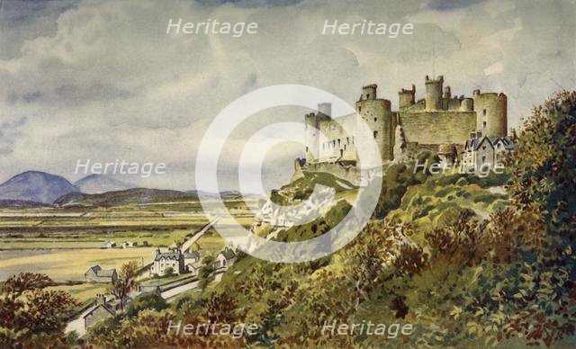 'Historic Harlech Castle, Famed in Welsh Song', c1948. Creator: Unknown.