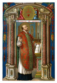 St Ignatius of Loyola, 1886. Artist: Unknown
