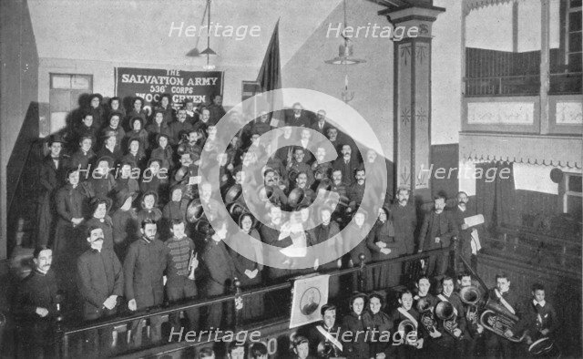 A Salvation Army 'dedication', London, c1903 (1903). Artist: Unknown.
