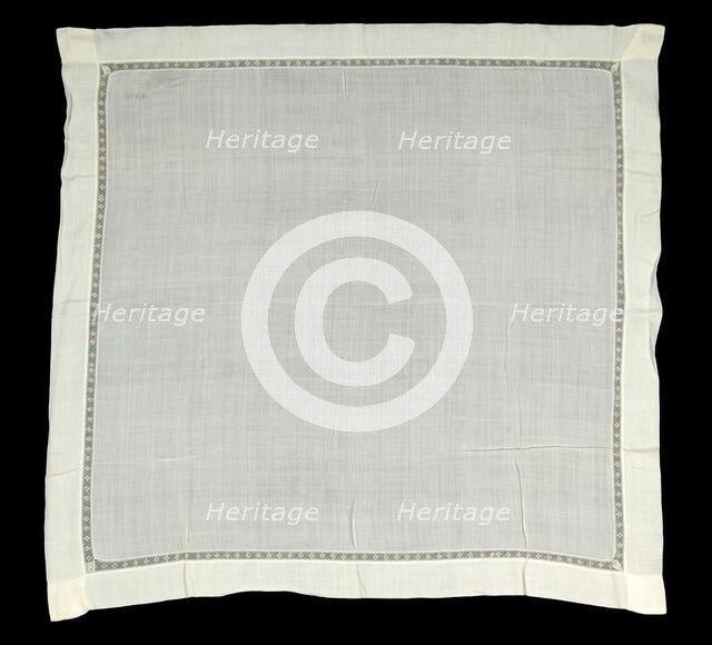 Handkerchief, American, 1825-50. Creator: Unknown.