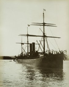 P&O liner SS 'Massilia', 1884. Creator: Henry Bedford Lemere.