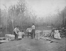'Loading Oranges on the Ocklawaha River, Florida', c1897. Creator: Unknown.