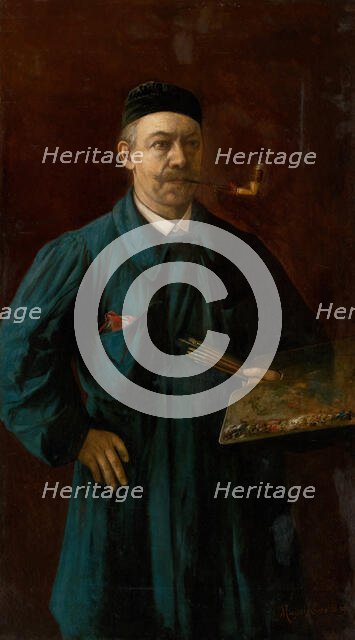 Self-Portrait, 1897. Creator: Eduard Majsch.