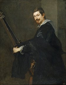 Man with a Lute, Between 1621 and 1630. Artist: Dyck, Sir Anthony van (1599-1641)