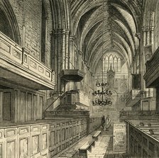 'Interior of St. Saviour's Church', (c1878). Creator: Unknown.