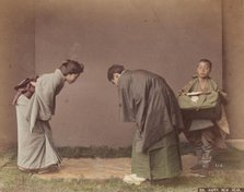 New Year's Rituals, c1885. Creator: Unknown.