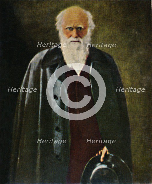 'Charles Darwin 1809-1882. - Gemälde von Collier', 1934. Creator: Unknown.
