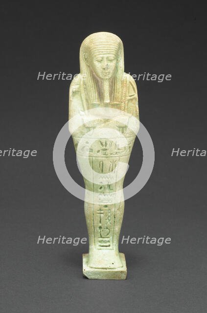 Shabti of Horu, Egypt, Late Period, Dynasty 26 (664-525 BCE). Creator: Unknown.