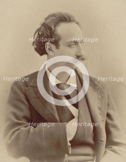 Portrait of the violinist and composer Henri Ketten (1848-1883). Creator: Photo studio Pagliano e Ricordi, Milano  .