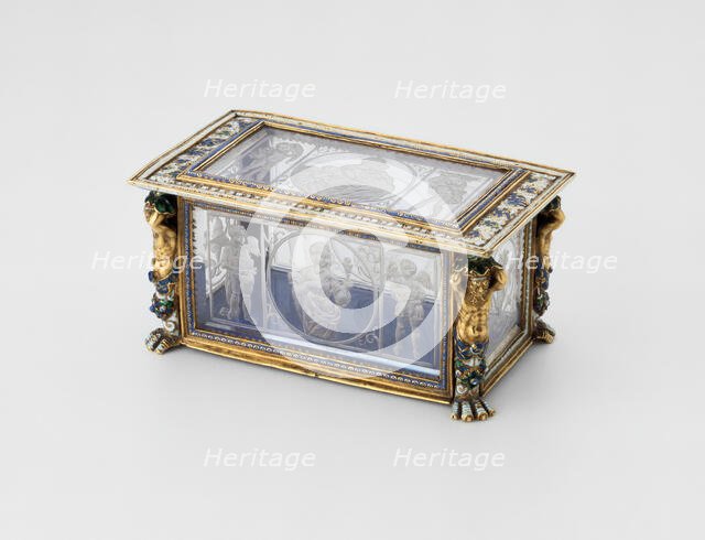 Casket with the Three Theological Virtues, Northern Italy, c. 1525-c. 1550. Creator: Unknown.