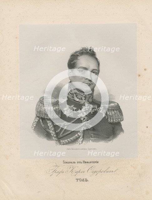 Portrait of General Count Karl Wilhelm von Toll (1777-1842).