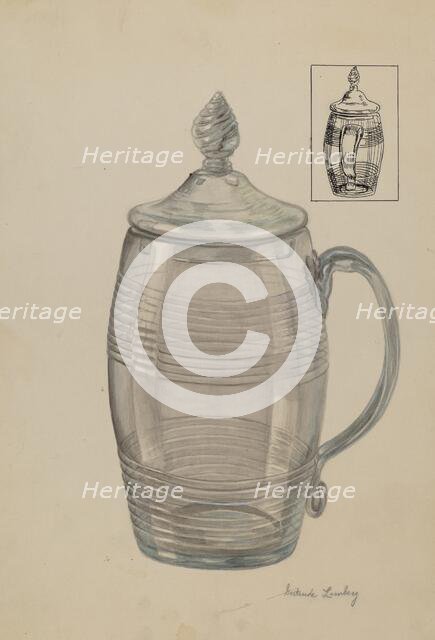 Mug, 1935/1942. Creator: Gertrude Lemberg.