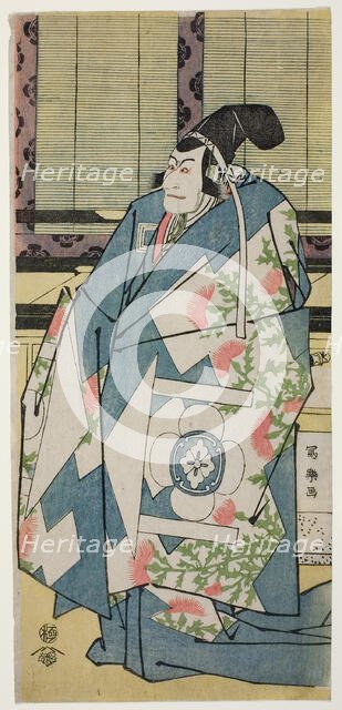 The Actor Ichikawa Ebizo as Kudo Saemon Suketsune (Ichikawa Ebizo no Kudo Saemon..., 1795 (Kansei 7) Creator: Tôshûsai Sharaku.